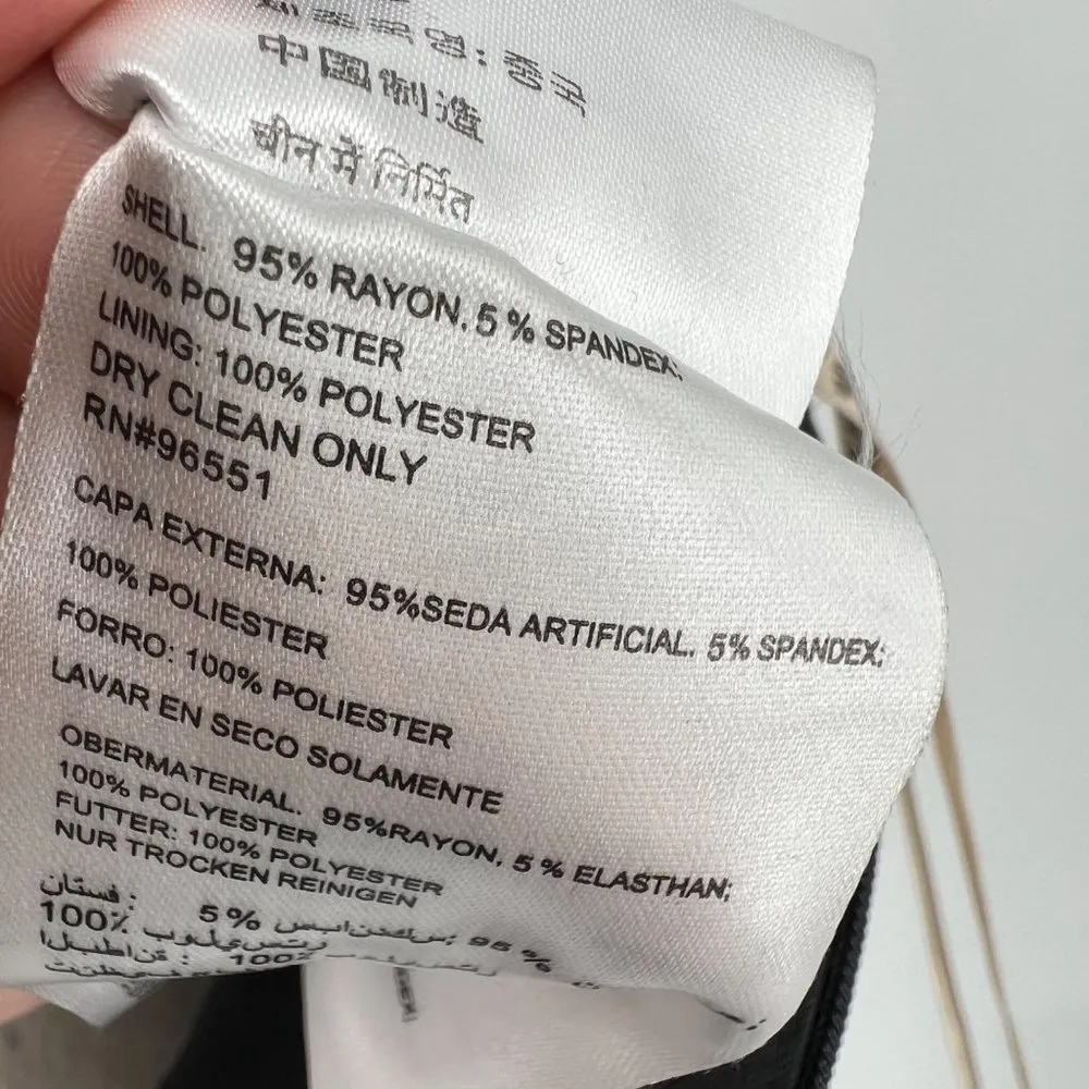 Faviana Strappy Mini Bodycon Jersey Dress Black Size 2 NWT - Image 9