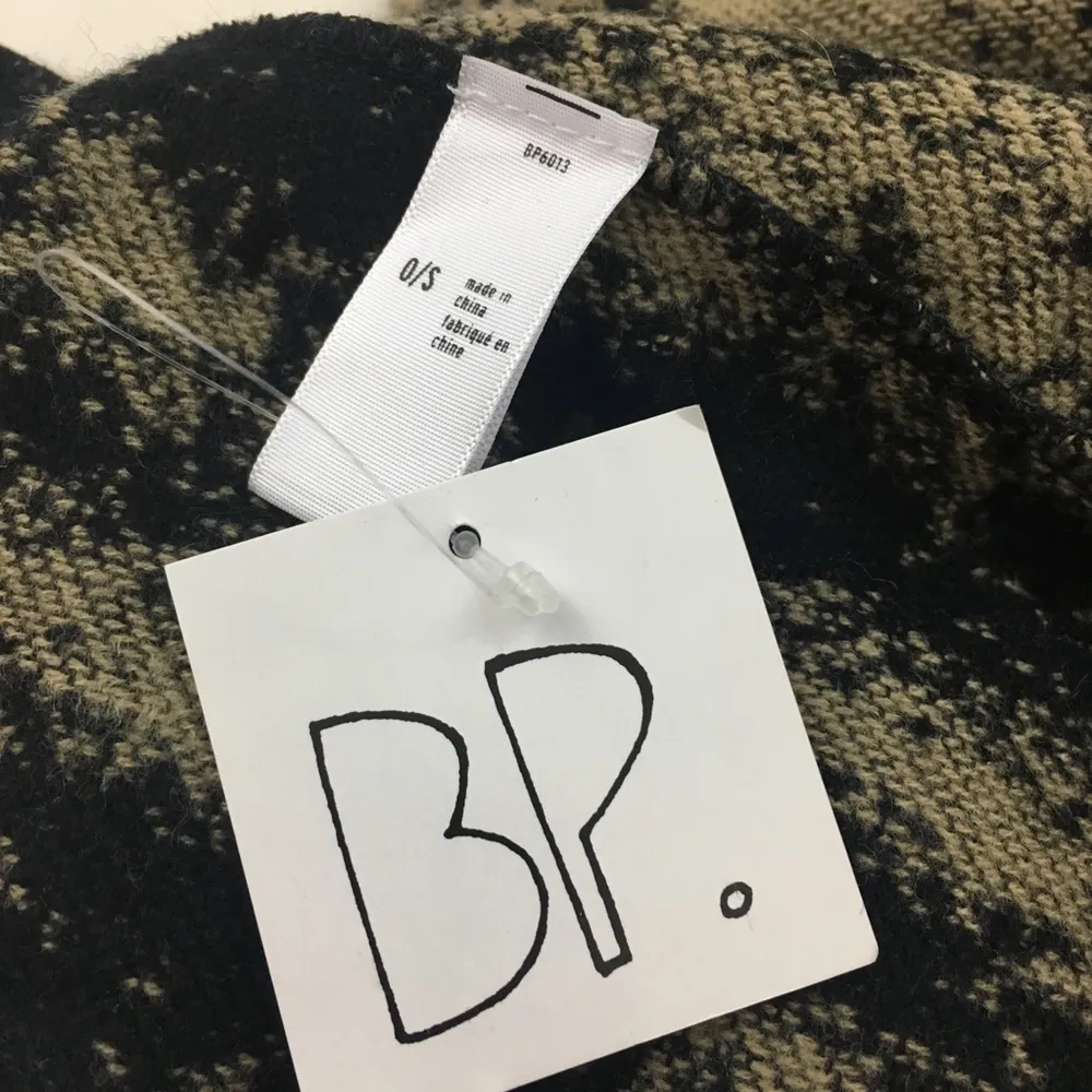 NWT BP Abstract Black Tan Infinity Circle Scarf - Image 6