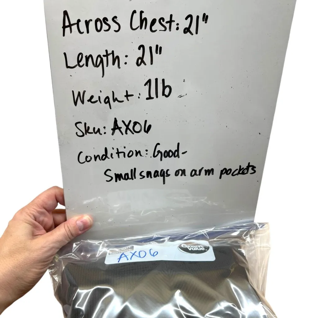 Parker Cargo Pocket V-Neck Sweater Olive Green Size Large - Image 10