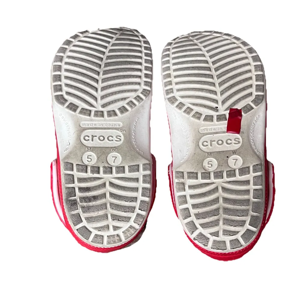 Crocs x McDonald’s Classic Clogs Red Yellow Men’s M5 Women’s W7 209858-90H - Image 8