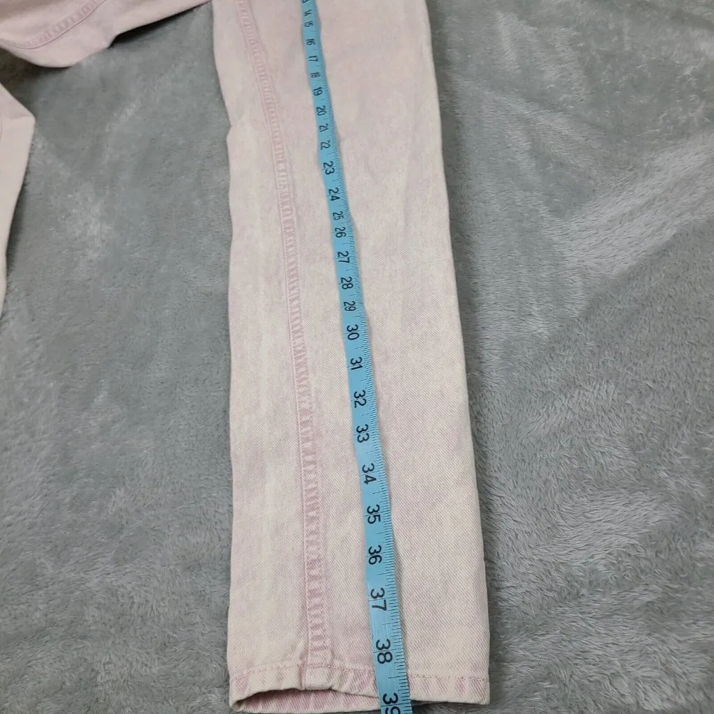 BDG urban outfitters Mom Jeans‎ Womens size W25 pink acid wash Retro - Image 6