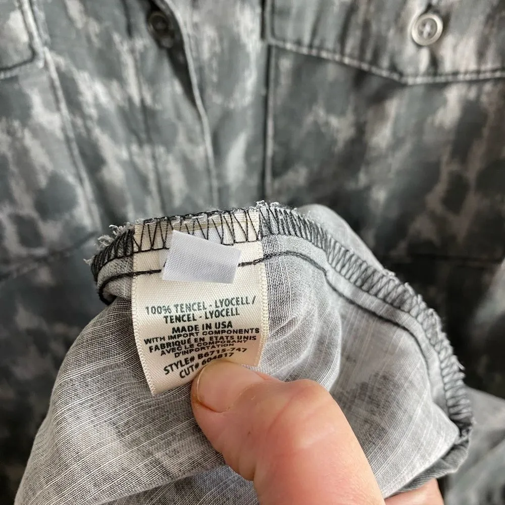 Bella Dahl leopard button down tunic - Image 6