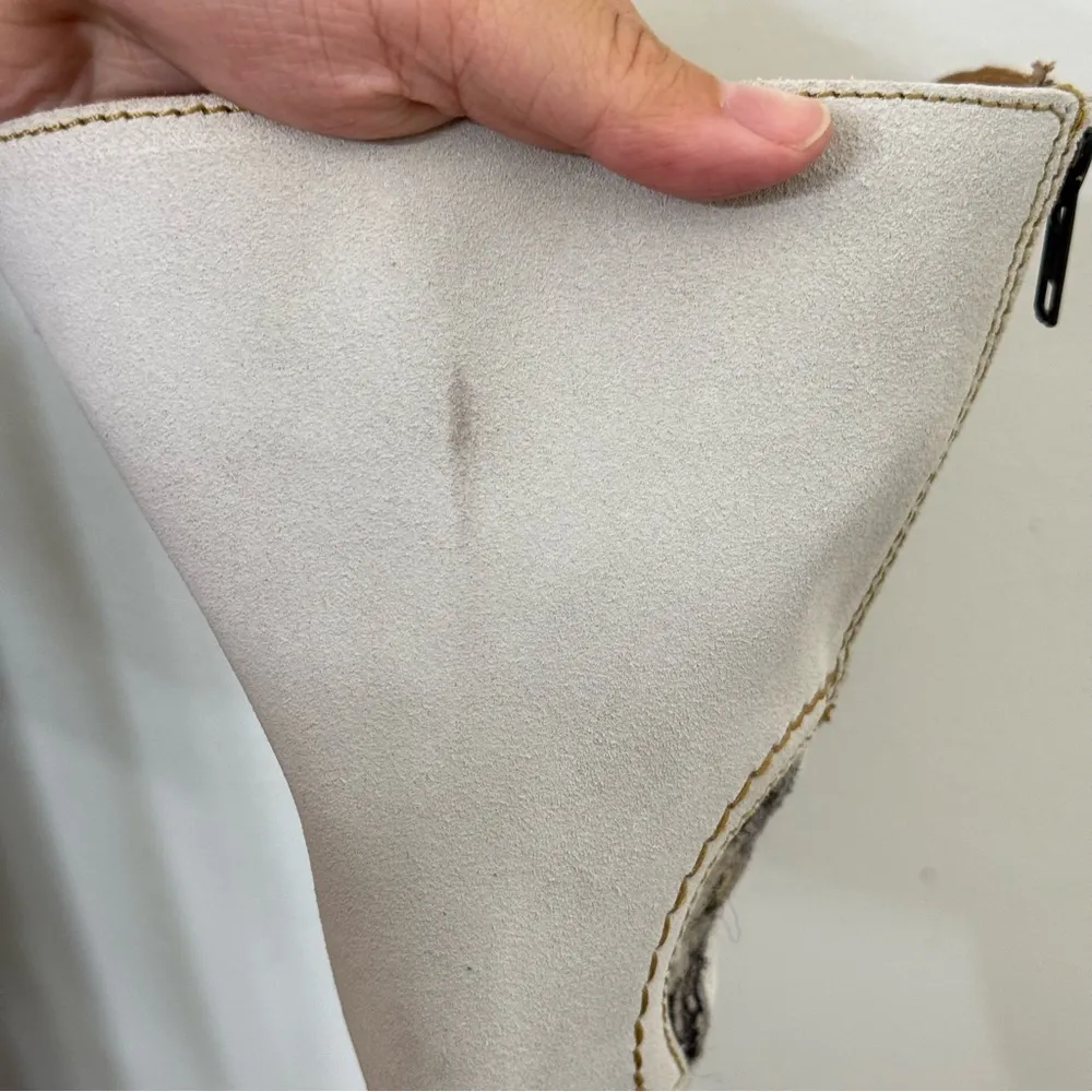 {8.5} Born Leather LUCERO Over the Knee High Boots Tan - Image 13