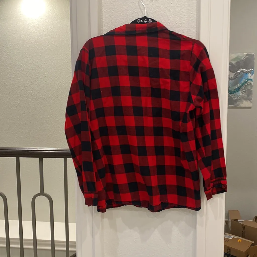 Target Buffalo Plaid Button-Up Shirt - Image 4