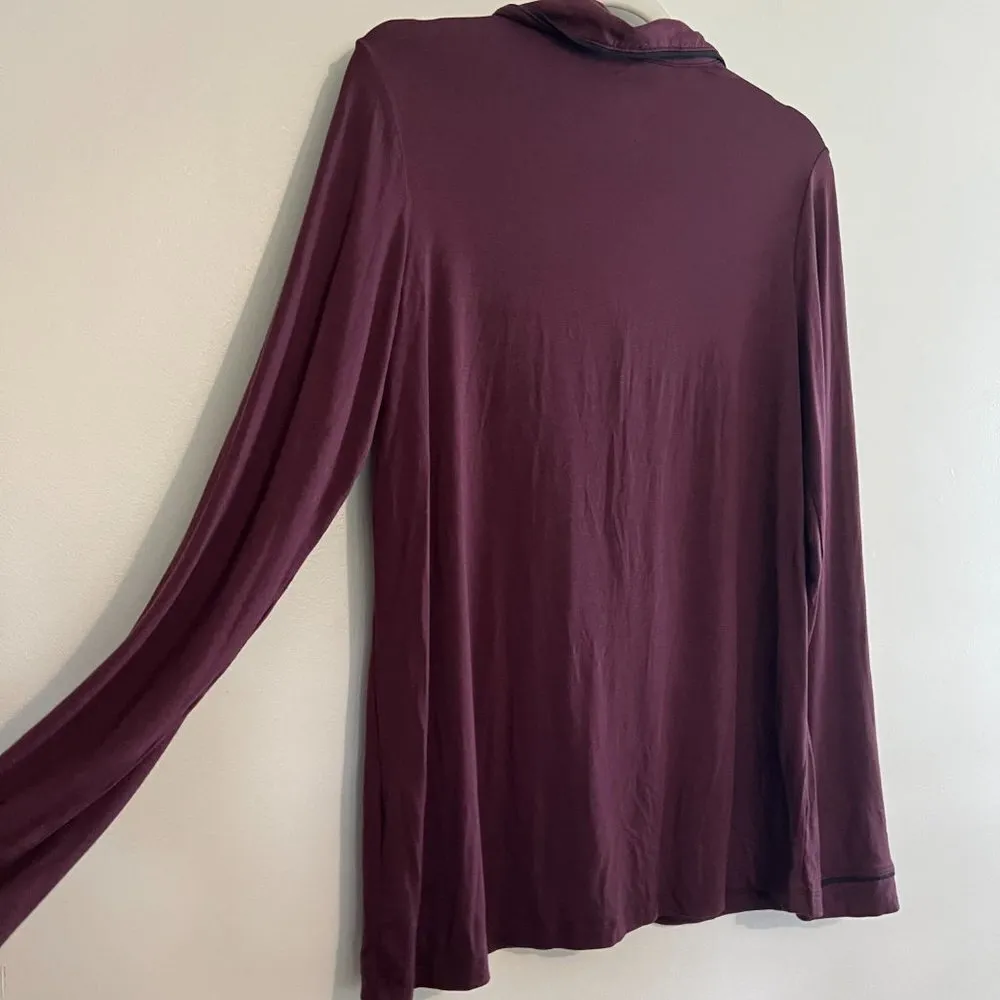 Tommy John Sleep Shirt Comfy Classic Lightweight Night Shirt Modal Blend Sz Med Red - Image 9