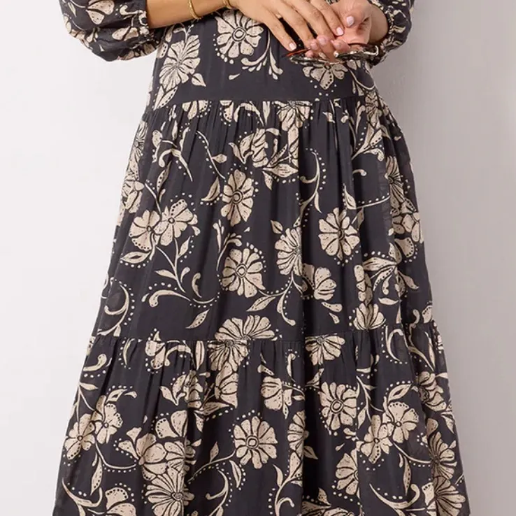 Small Z Supply Floral Maxi Dress - Image 6
