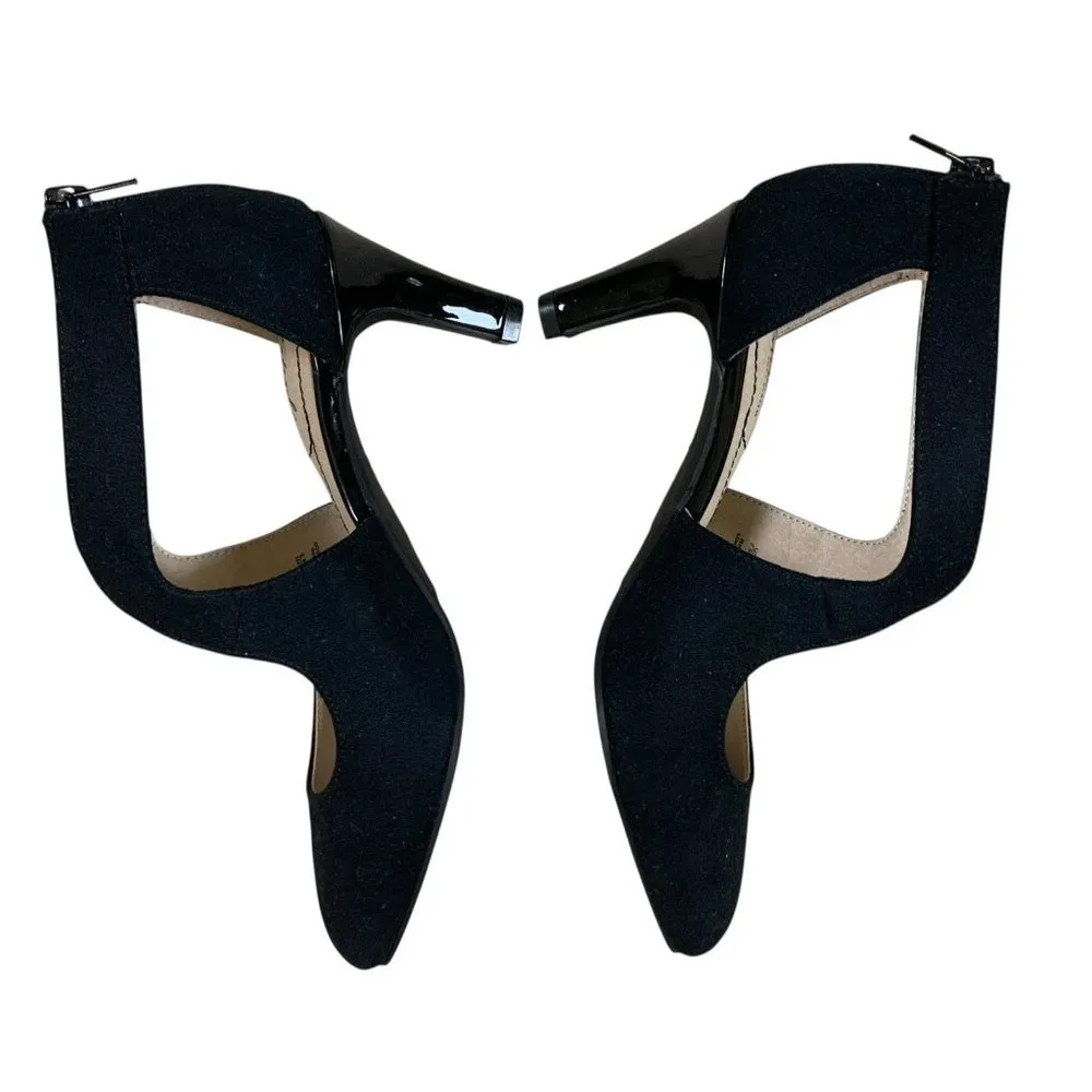 LifeStride Giovanna 2 Black Suede‎ Pointed Toe Dress Heels Comfort 7.5 NEW - Image 5