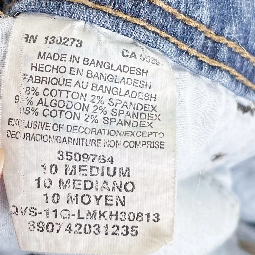 Lee Slender Secret Lower on the Waist Medium Wash Denim Jeans Women's Size 10 - Image 5