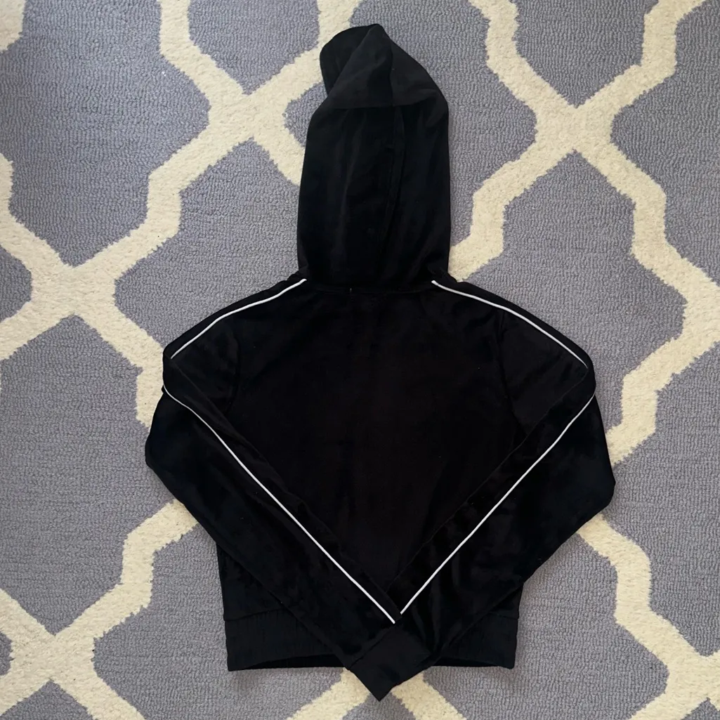 Garage Velvet Zip Up Hoodie - Image 2