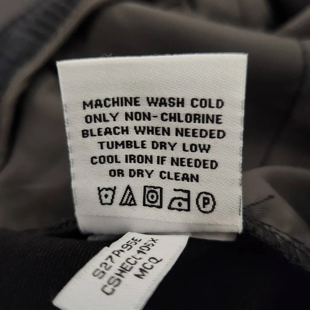 Calvin Klein Gray Plaid Cropped Pants Size 10 Modern Fit Plaid Trousers - Image 7