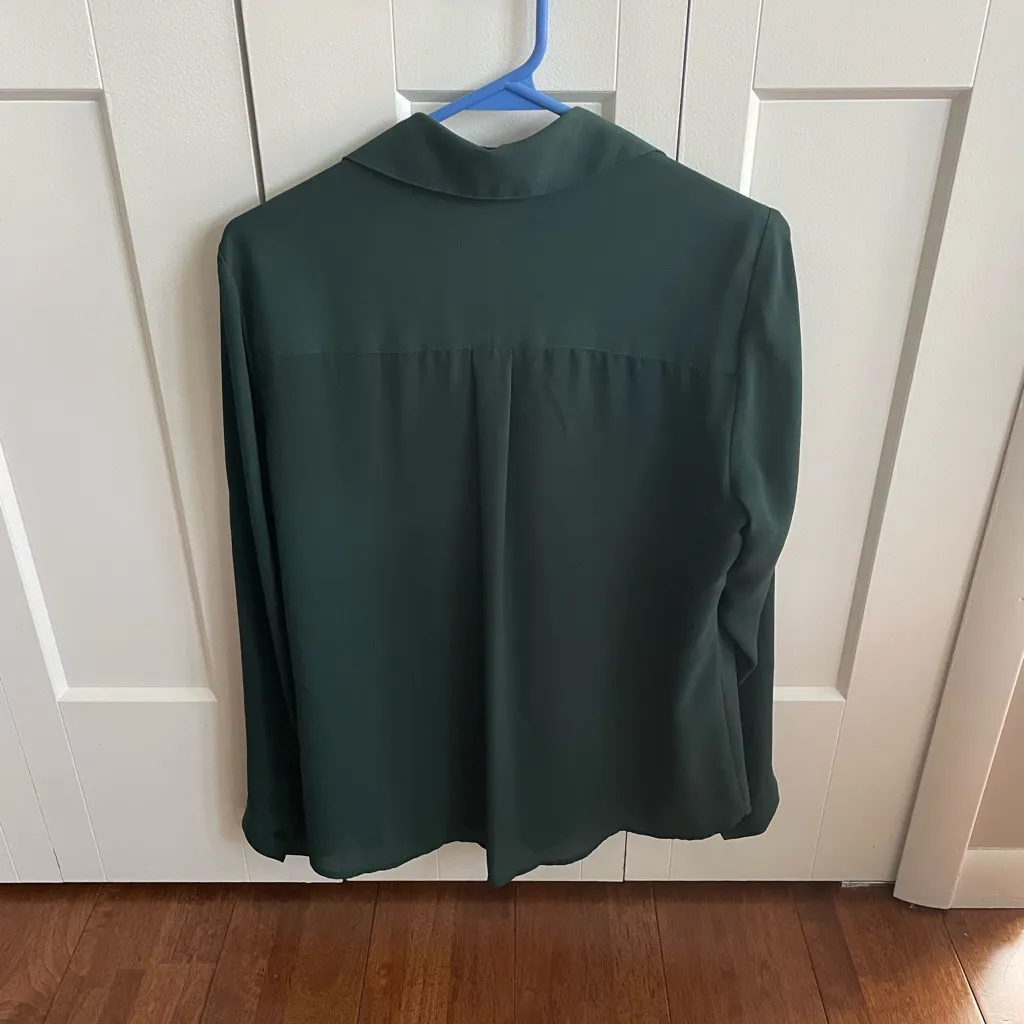 Express Forest Green Shirt - Image 3