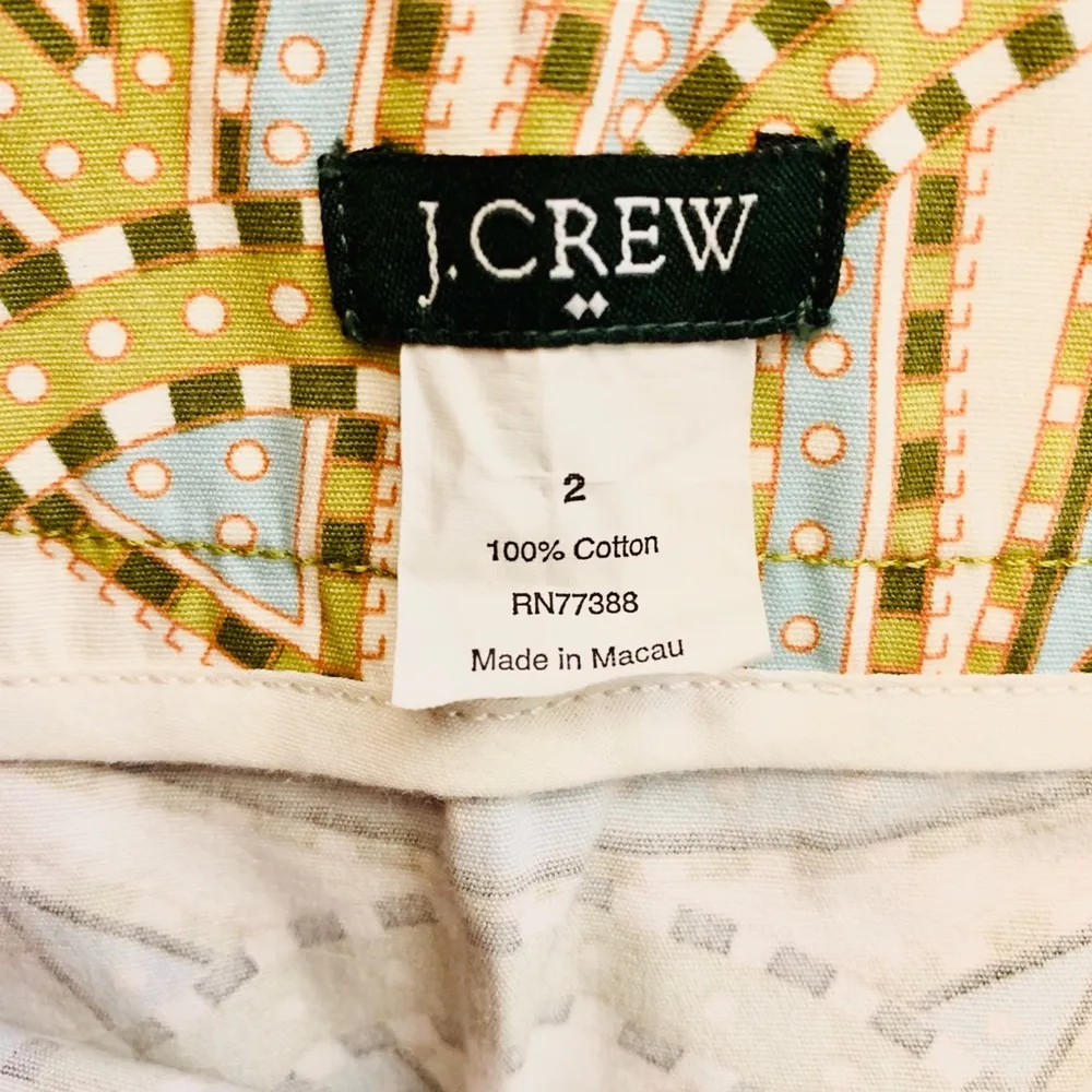 J. Crew printed cotton mini skirt. - Image 6