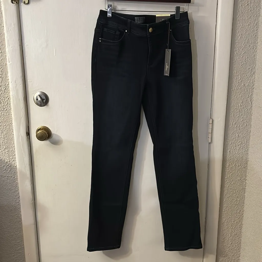 Chico's So Slimming Blue Denim Jean 0.5R NEW Classic Preppy Costal Cowgirl Boho - Image 2