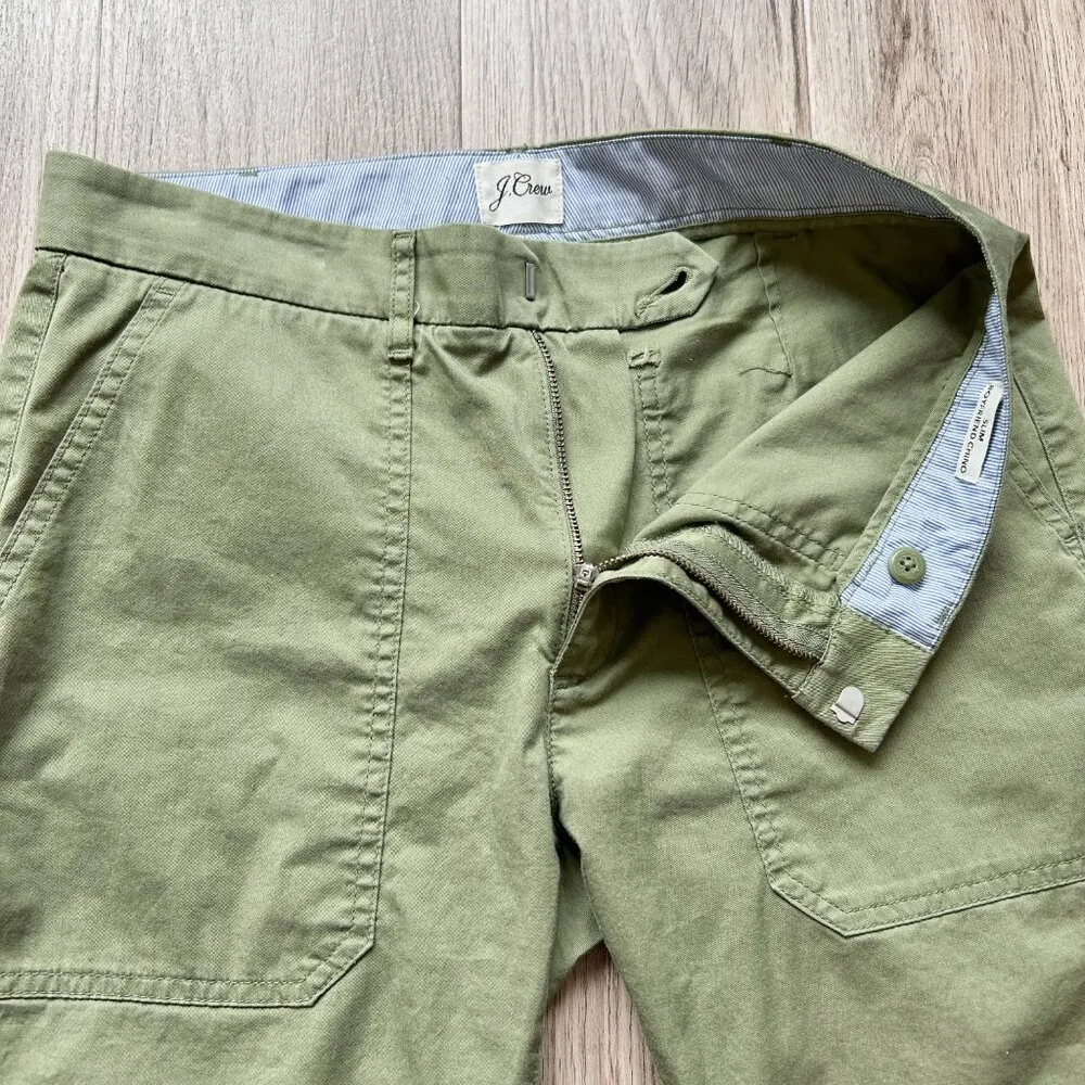 J. Crew Patch-pocket Slim Boyfriend Chino Pant General Surplus Green Size 27 - Image 7