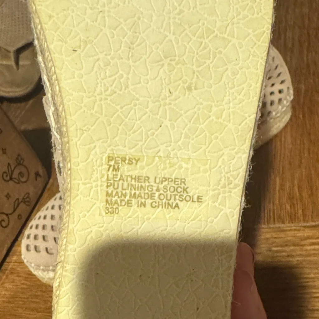 Steve Madden Tan Perforated Espadrilles - Image 3