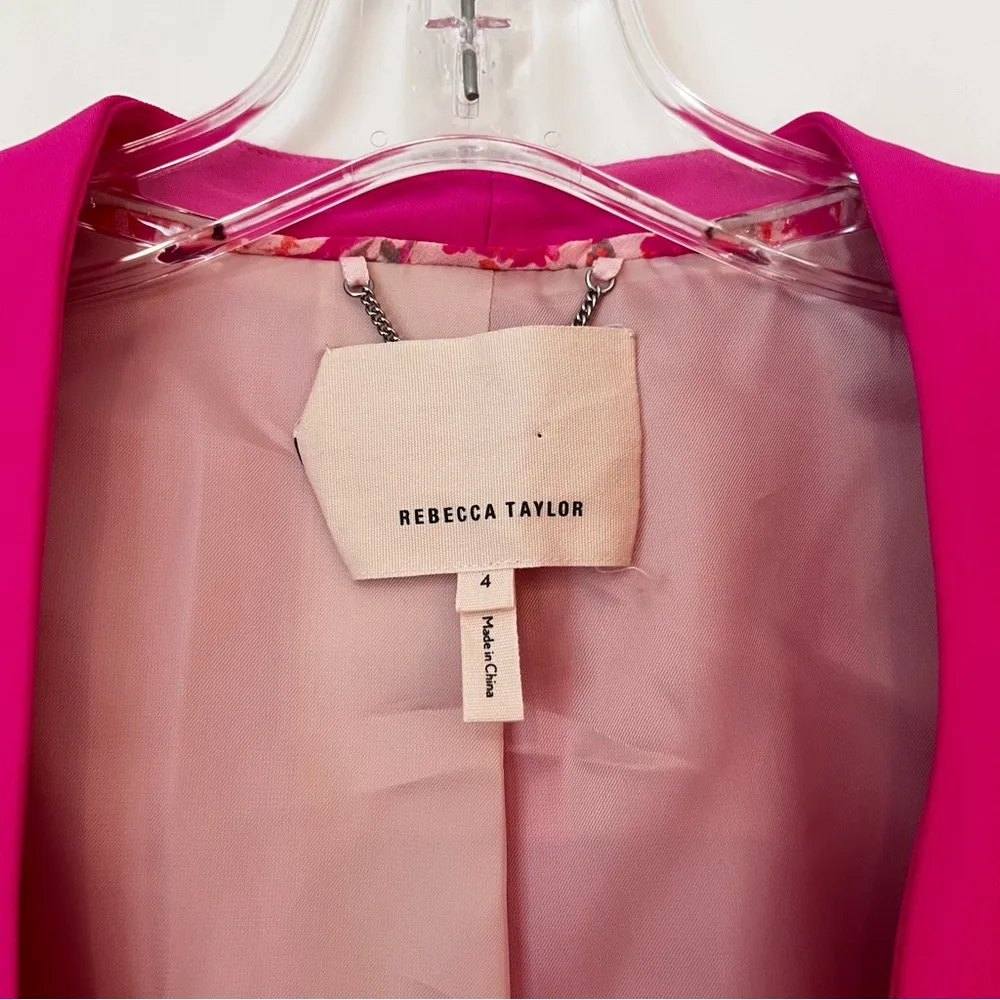 Rebecca Taylor Hot Pink Blazer - Image 4