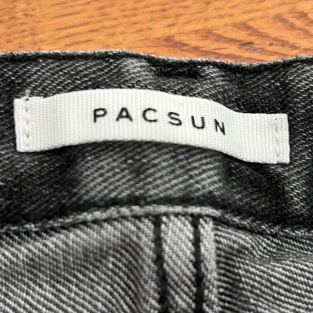Pacsun Boyfriend Ripped Jeans Black Size 25 - Image 7