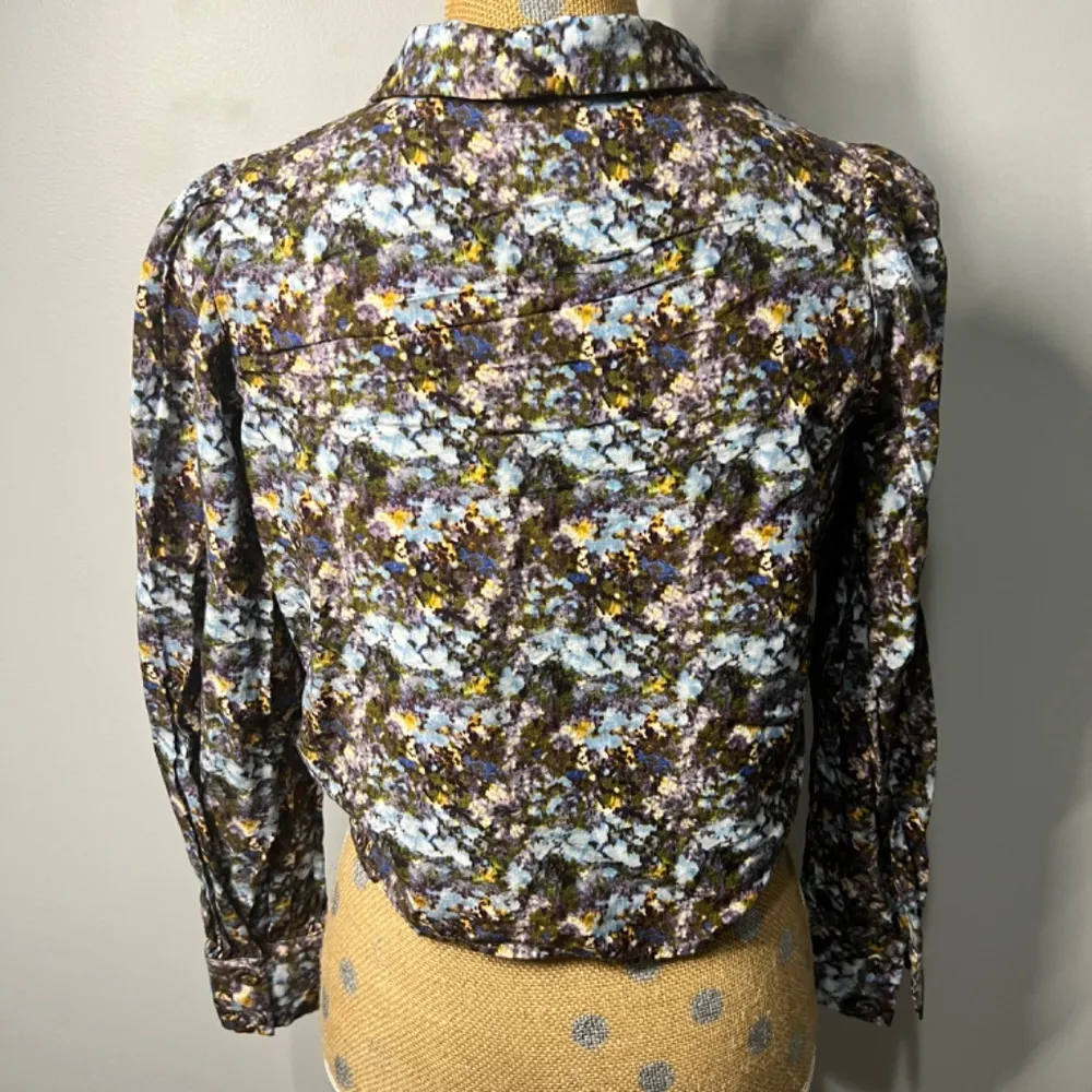 FRNCH women's button down blouse size small - Image 4