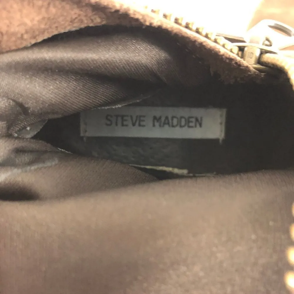 Steve Madden Womens Shoes Boots Linderr Suede 6.5 - Image 8