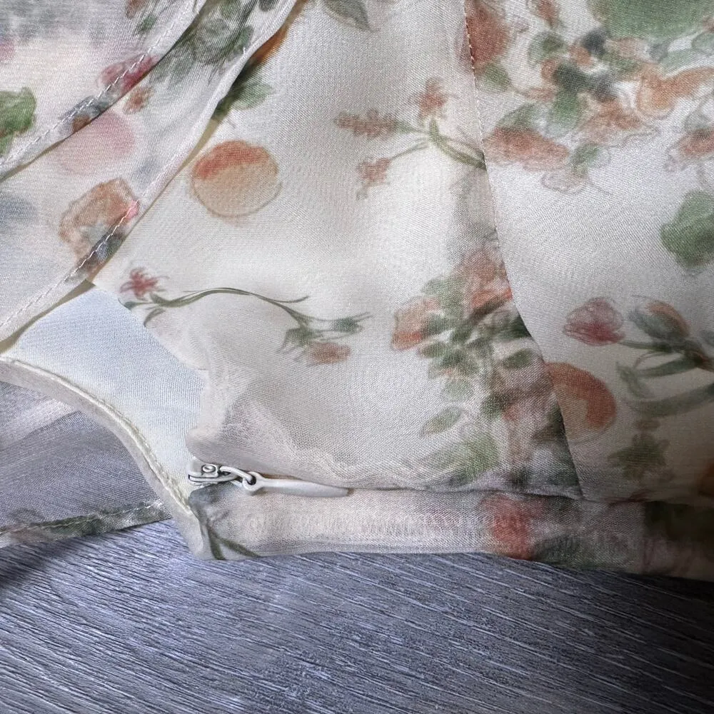 J.ING Floral Asymmetrical Blouse - Image 6