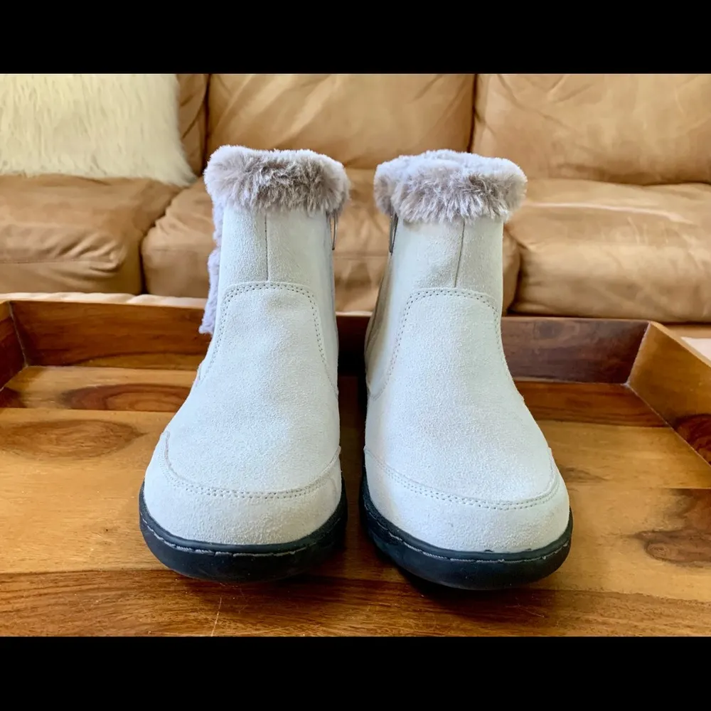 Khombu Suede Faux Fur Iris Boots - Image 3