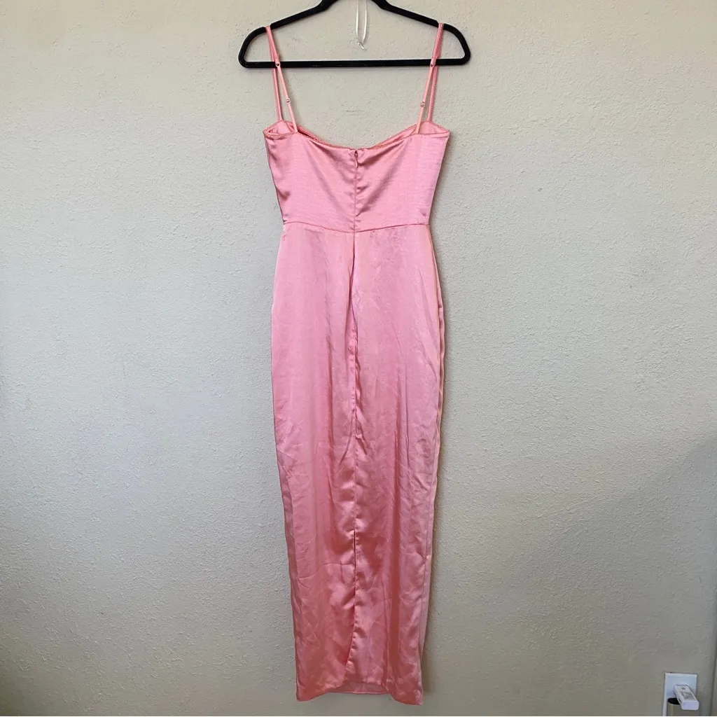 HOUSE OF‎ CB 'Costanza' Bright Peach Maxi Dress NWOT size M - Image 8