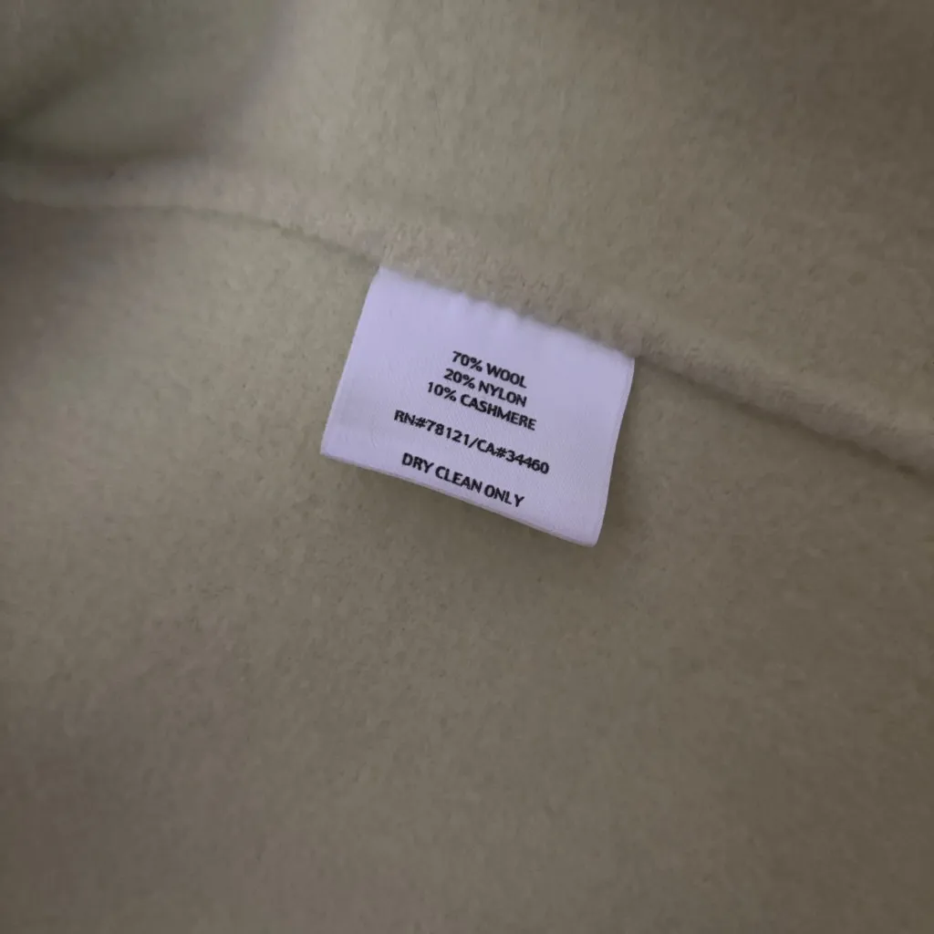 Eileen Fisher  Wool Cashmere Blend Light Open Front Jacket Size Medium - Image 5