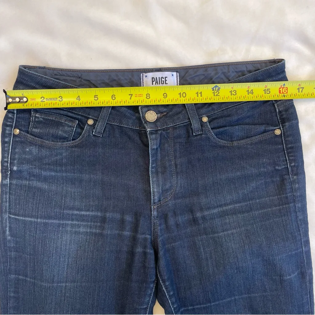 Paige Denim‎ Women’s Jeans Size 30 Dark Wash Skinny Stretch Mid Rise Classic Fit - Image 9