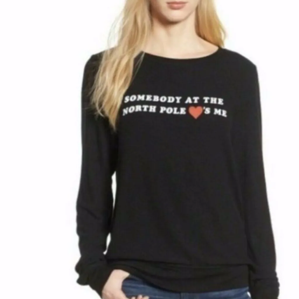 NWT Wildfox Somebody At The North Pole Loves Me - Image 3