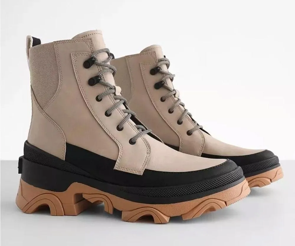 Sorel Brex™ Leather Waterproof Boot - Sandy Tan - Image 3