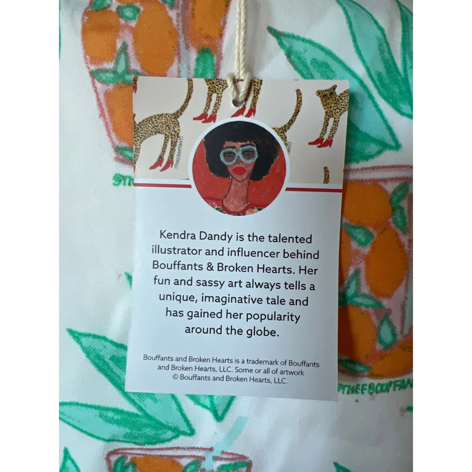 Bouffants & Broken Hearts Lemonade Print Pajama Shirt Women's Size M Quirky Fun White Size M - Image 2