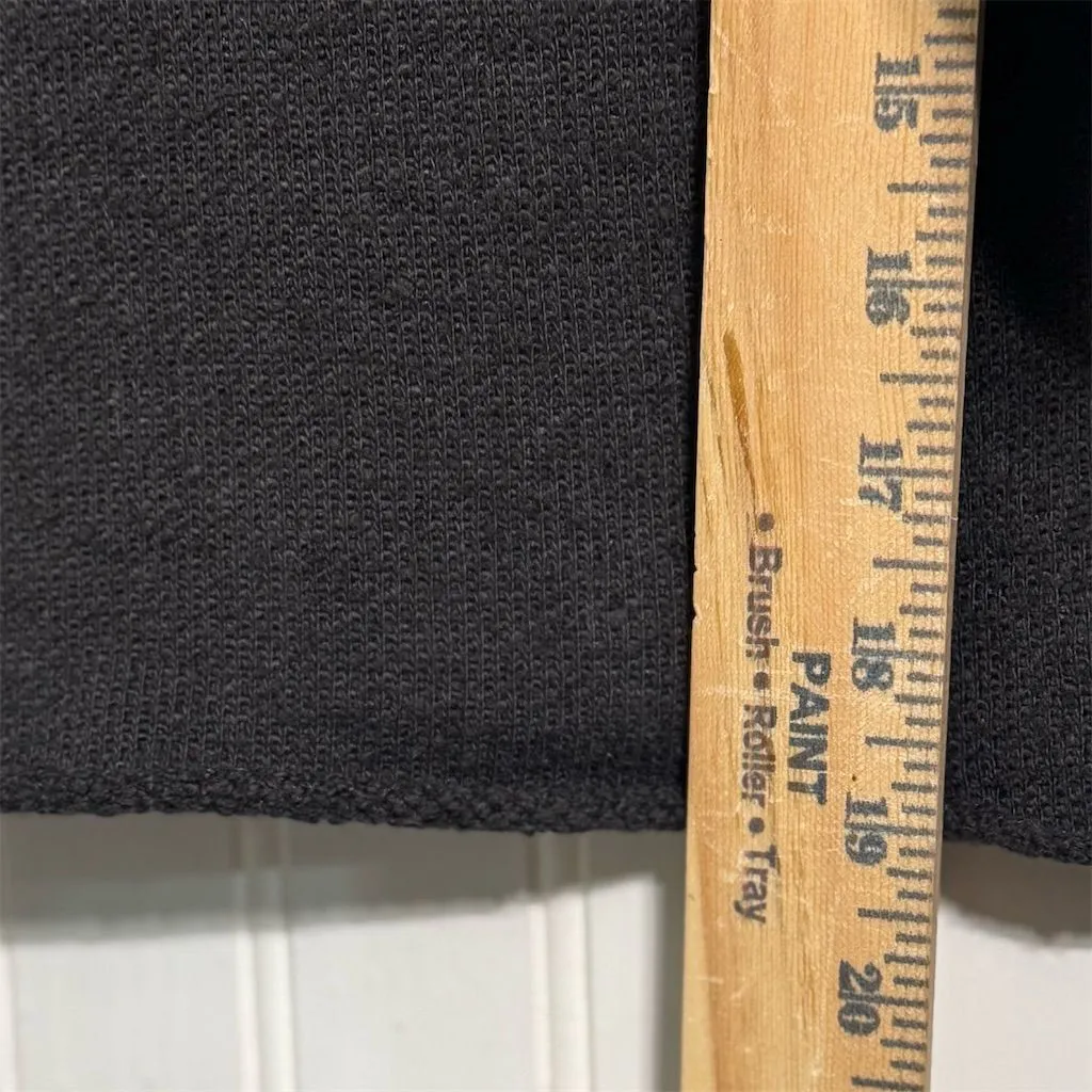 Saltwater Luxe Sweatshirt Women's Small Colorblock Half Zip Raw Hem Cotton Blend - Image 4