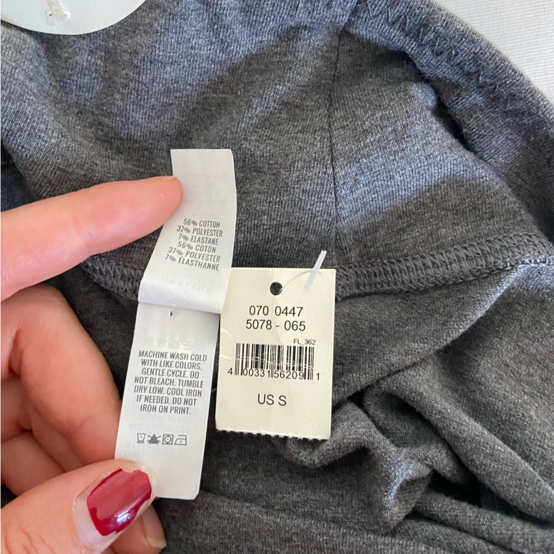 Aerie Offline OG Grey Legging Comfy Loungewear Yoga Cotton Athleisure Size S - Image 13