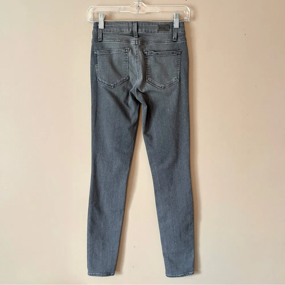 PAIGE | Gray Verdugo Ultra Skinny Denim Jeans Sz 24 - Image 4