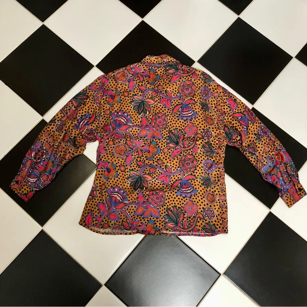 Vintage  Illusion Quilted Vest & Blouse Funky Layered Look 16 - Image 4