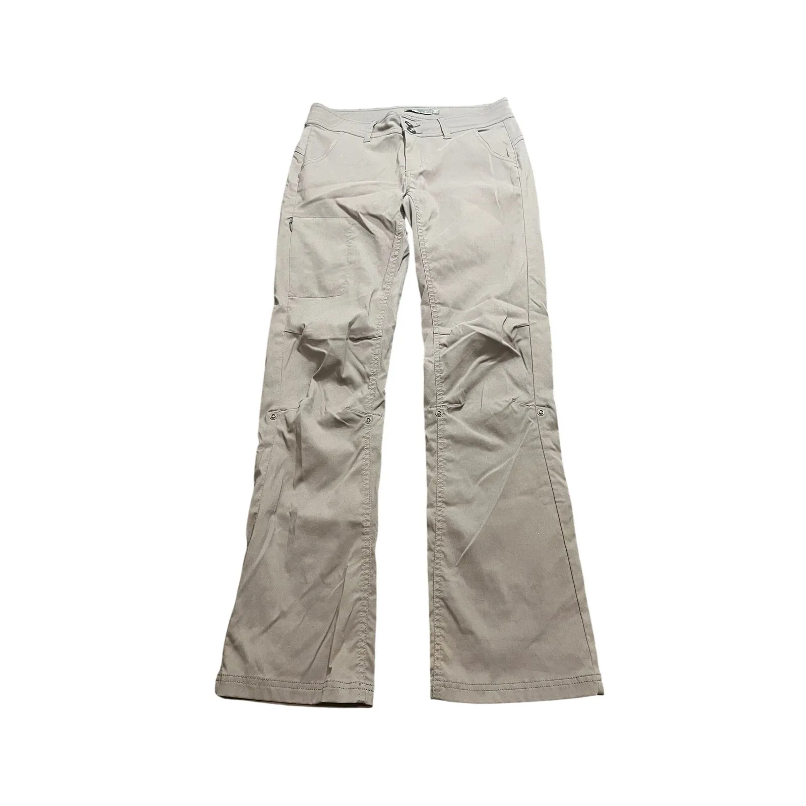 Prana Halle Womens Hiking Pants Outdoor Gorpcore Gray Athletic Size 4 - Image 2