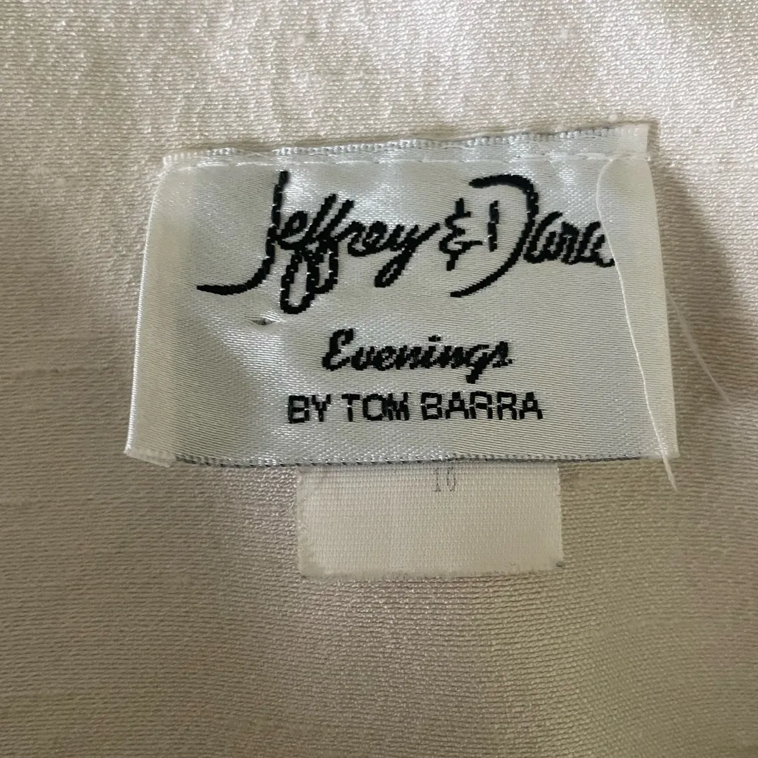 Vintage Jeffrey & Dara Women‎ Jacket 10 Lace Inlet Retro Glam Dainty Romantic - Image 2