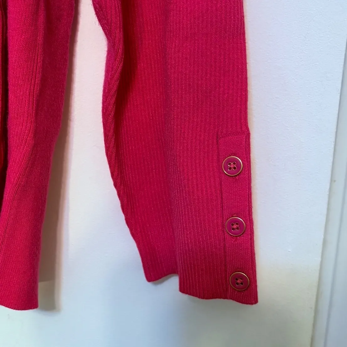Talbots Raspberry Pink Knit Sweater Top Size 2X NWT - Image 5