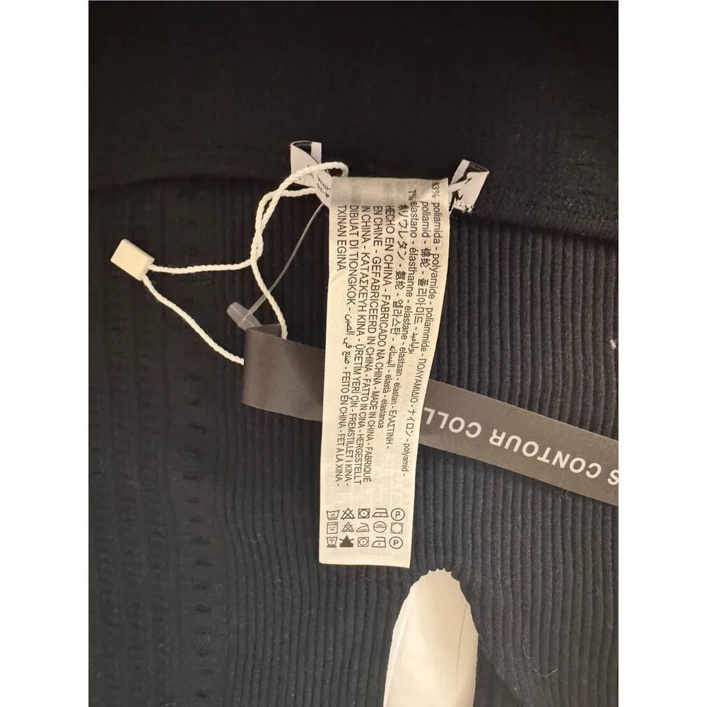 Zara Limitless Contour Black Halter Romper XS-S - Image 9