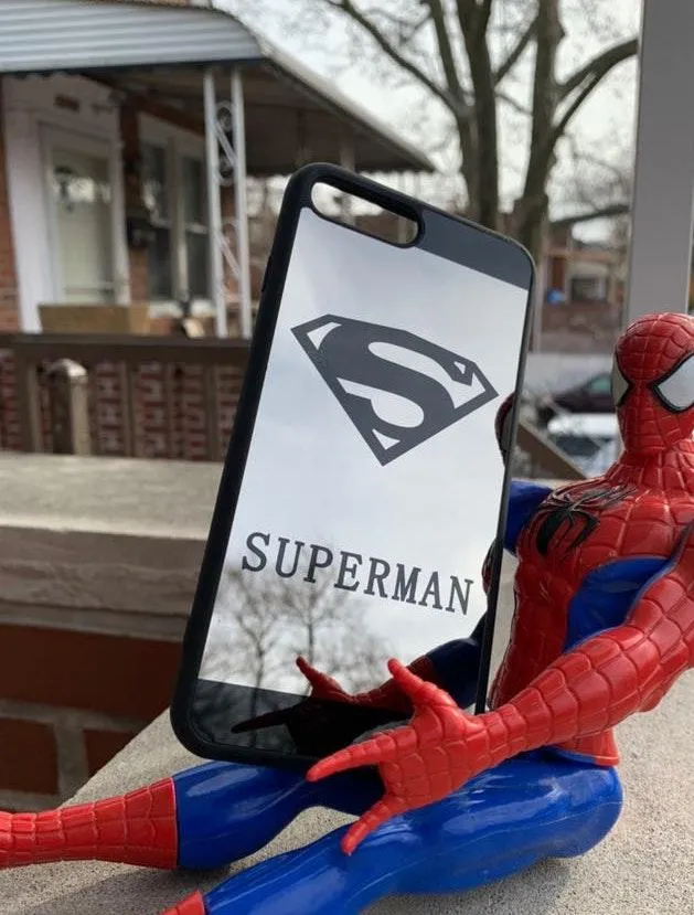 iPhone 8Plus & 7Plus Cute Drop Protection Mirror Case - Image 3