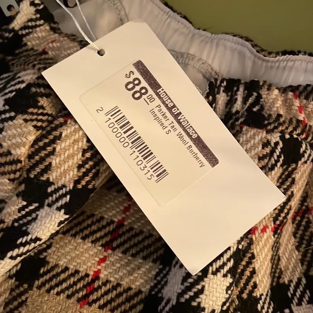 NWT Plaid Skirt Tan - Image 3