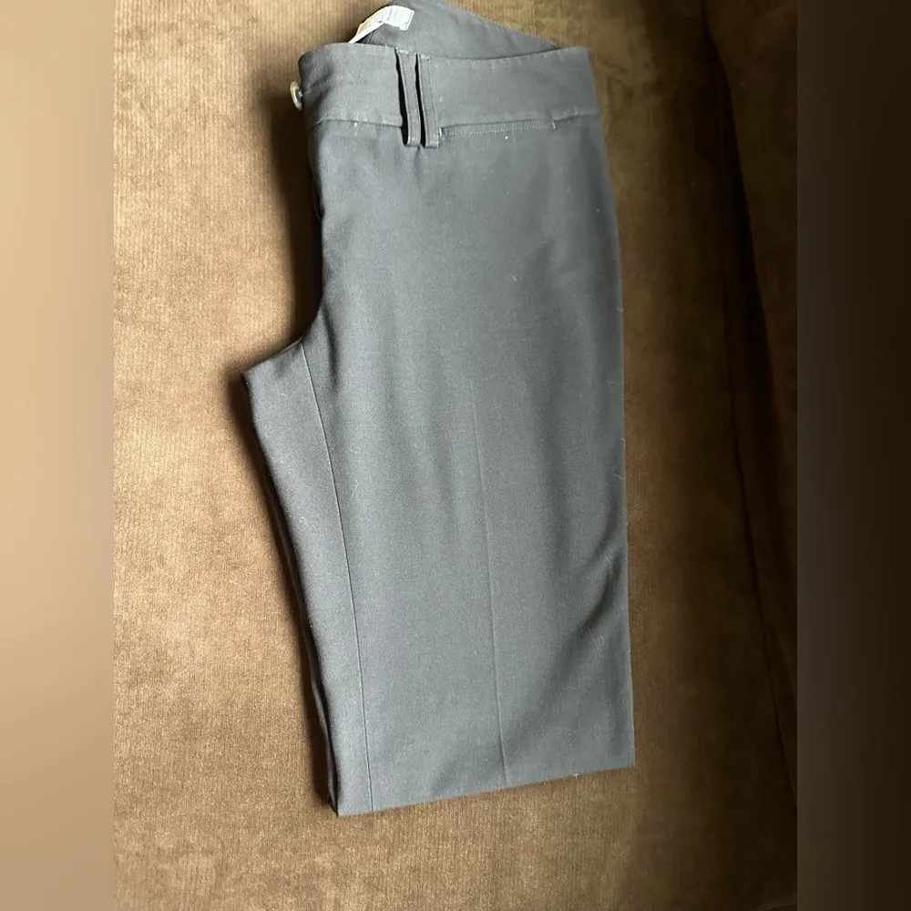 Michael Kors  Dark Brown Straight Leg Dress Pants Low Rise Back Pockets … - Image 3