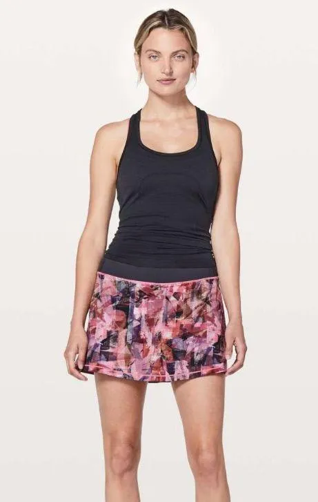 Lululemon Pace Rival Skirt Sun Dazed Multi Pink / Super Dark Size 4 Tall - Image 11