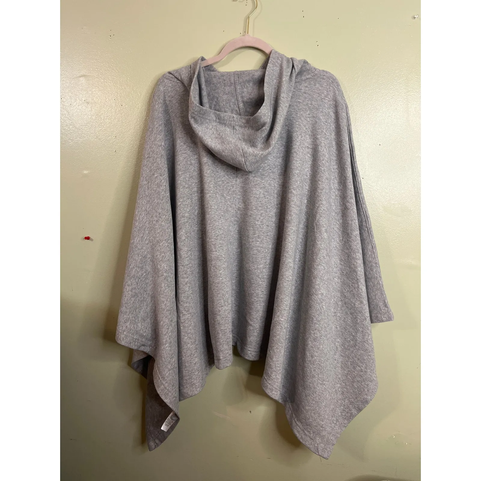 UNIVERSAL STUDIOS Gray Poncho Sweatshirt Hoodie Pockets One Size Size undefined - Image 11