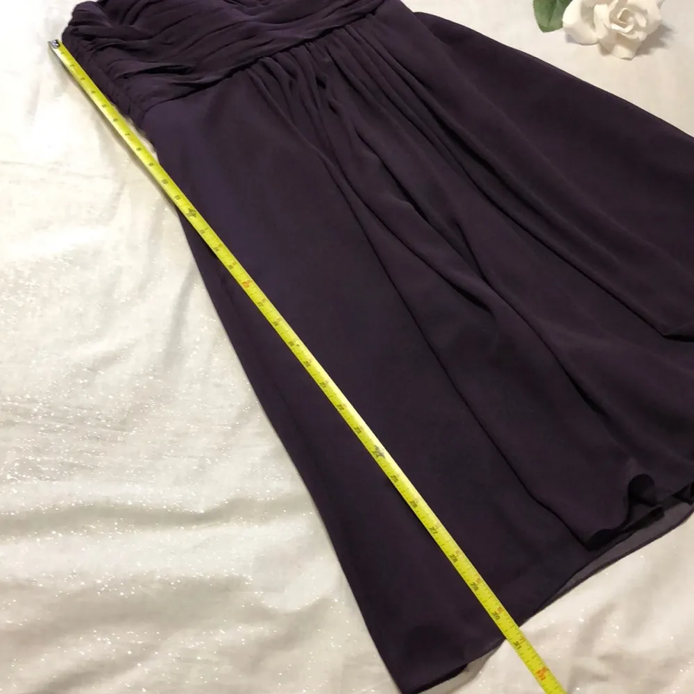 Bill Levkoff Plum Purple Bridesmaid Dress NWOT 10 Sample Dress - Image 3
