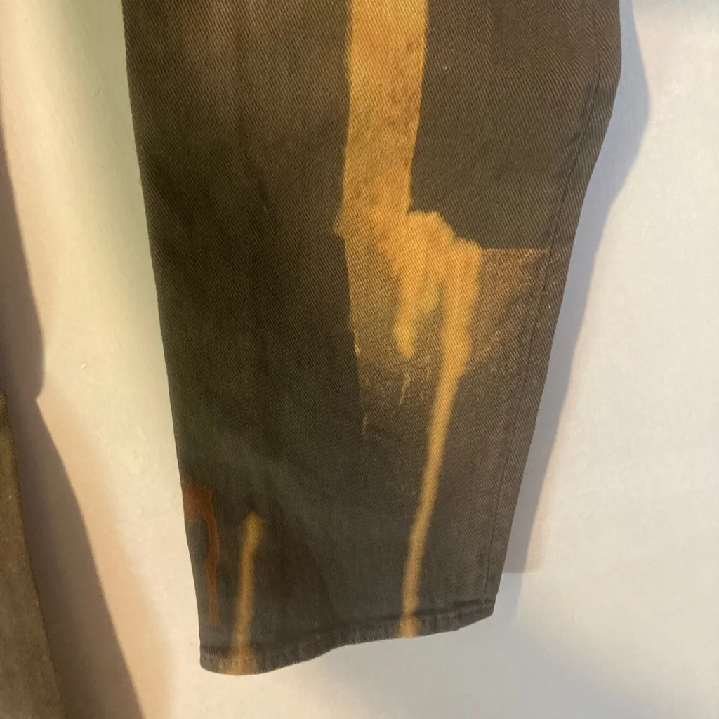 (+) People of Italy women’s size 31 stone denim customized skinny jeans 31x35 Gray - Image 6