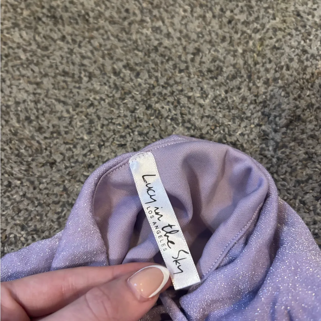 Lucy in the Sky One Shoulder Mini Dress - Image 2