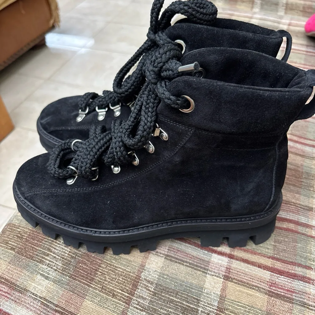 AGL Black Ankle Boots Size 38.5 - Image 4