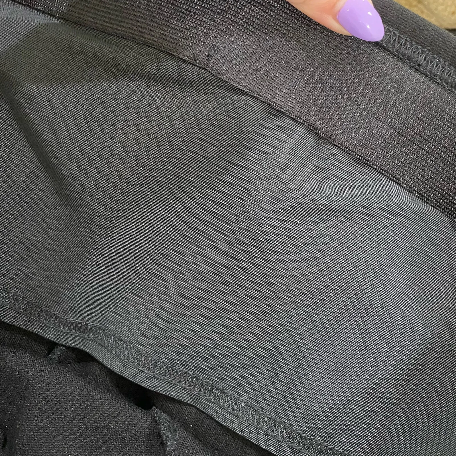 Chico’s Black Slimming Front Pleat Leggings Tummy Control Size 1R (M/8) - Image 6