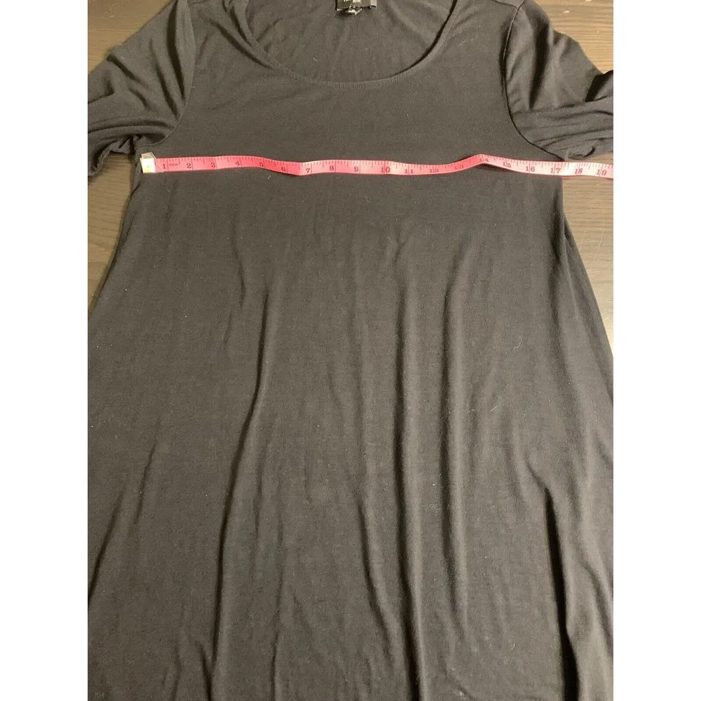 The Limited Midi Dress Women's Petite Medium Black‎ Semi Formal Stretch Minimal - Image 4